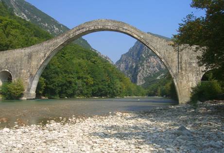Plaka Bridge, Greece
