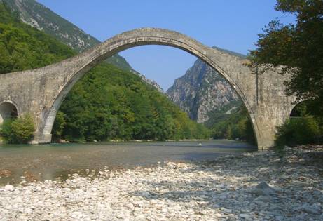 Plaka Bridge, Greece