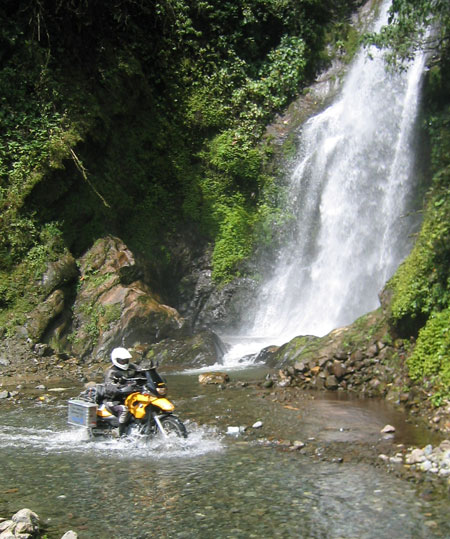 Norm crossing the river