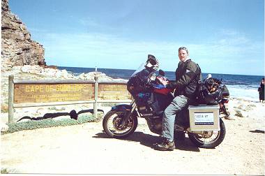 Charlie Money at the Cape of Good Hope.