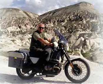 Simon McCarthy - ready to ride.