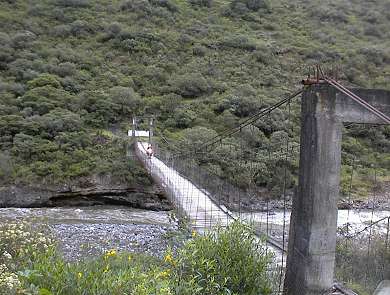 Minutes after this photo was taken the bridge collapsed!