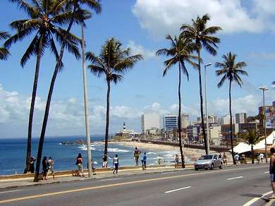 Salvador Beach, Brazil.