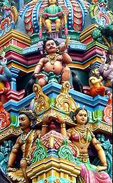 Ornate carvings, Batu Temple, Malaysia.