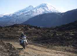 Kevin and Franky, Riding the lava flows of Volcan Llaima