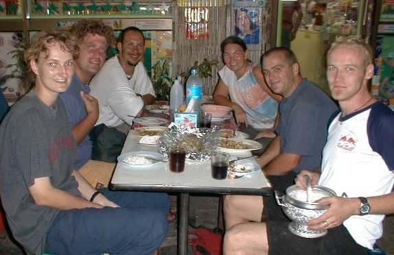 Bangkok: Anke, Jan, Chris, Erin, Andy, and Liam.