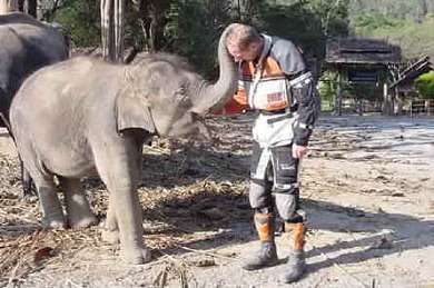 Maarten and new friend.