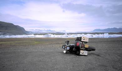Dropped KTM in Iceland.