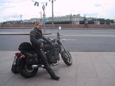 Leaving St. Petersburg.