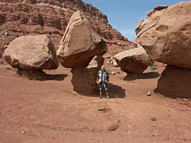Balanced rocks in Utah - hoping for no wind!