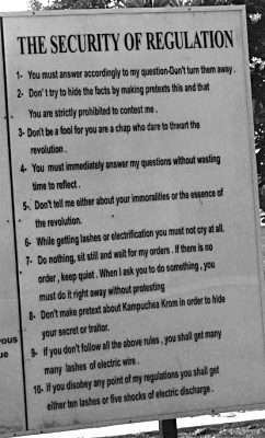 Khmer Rouge commands.