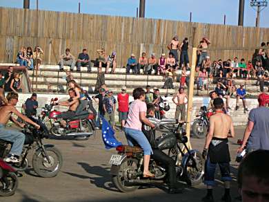 Interesting motorcycle event!