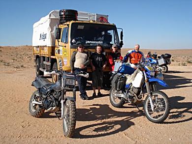 Keeping it all going! L-R Reg, David, Jez, John.