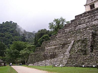 Ruins at Palenque, Mexico.