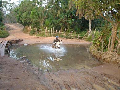 Little river crossings in Africa.