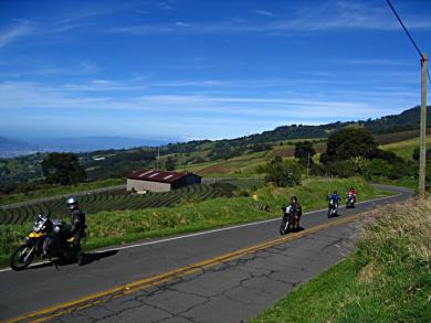 On the way to Volcan Irazu in Costa Rica.