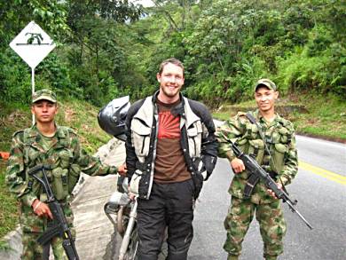 With the good guys in Colombia.