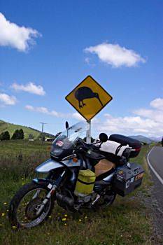 Kiwi sign, New Zealand.