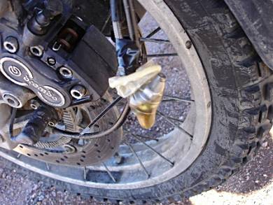 Condom caliper.