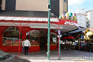 Chocolate shops are everywhere in Bariloche.