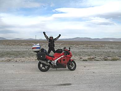 Paul Read in middle of nowhere.