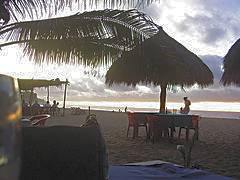 On the beach in Mexico for a Mexican surfing experience.