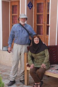 Tourists in Esfahan.