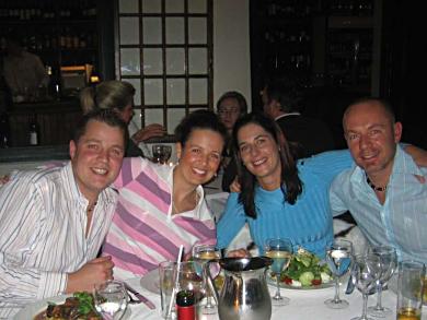 Stephan and Rocco and two lucky ladies.