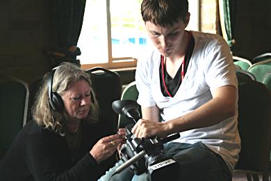 Part of the film crew for Ripley.