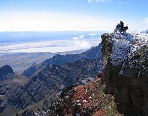 by Kris Miller, USA; Broke through the dense valley freezing fog, to clear views on the summit, Steens, Oregon.