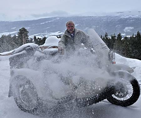 Don't worry about the snow, it'll blow away!
