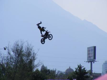 Bike jump.