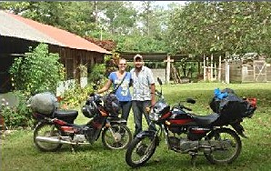 Aussie Bikers in Guatemala.