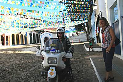 Cecilia in Lencois, near Salvador