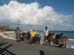 Beach bums in Mexico.