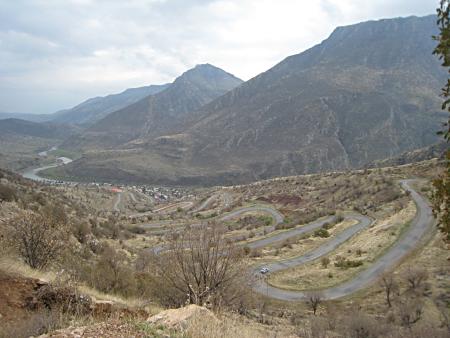 Riding in Kurdish Iraq.