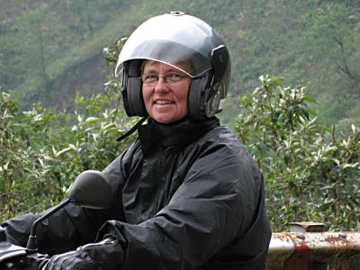 Birgit in Vietnam.