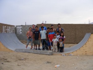 The ramp complete.