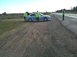 Ruta 14 cops.