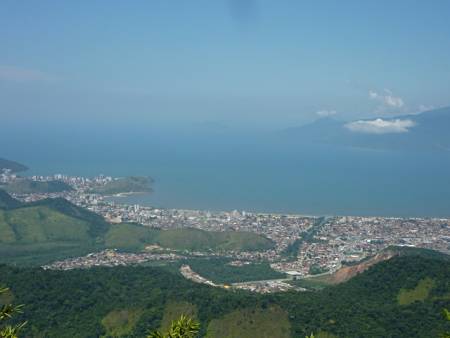 Coastline of Brazil.