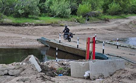 Half-bridge in Siberia.