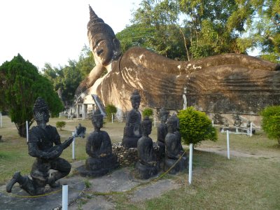 This reclining Buddha is 40 metres long.