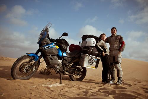 Ionut and Ana, Romania, in Morocco.