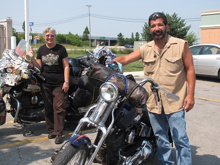 Cricket, Harley rider in Ohio.