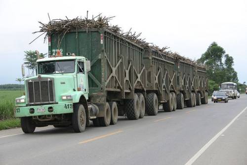 Sugarcane truck, Colombia.