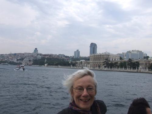 Cruising on the Bosphorus, Turkey.