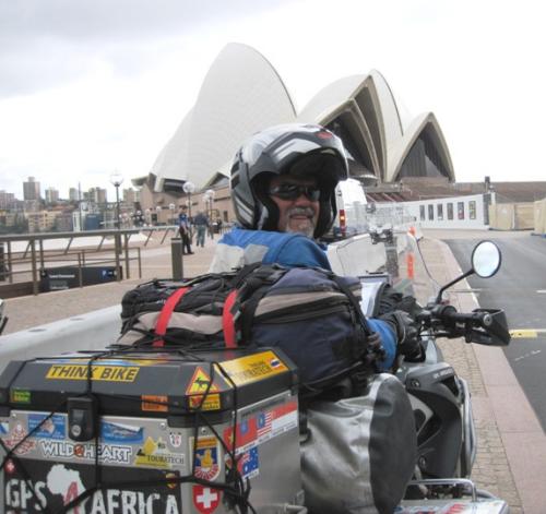 Sydney Opera House and bike.