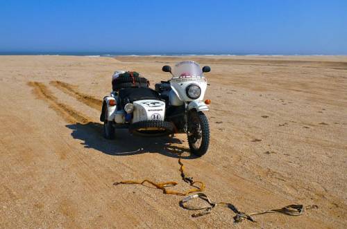 Broken down in Namibia.