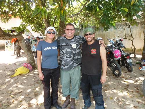 Alex, Jay and Mercedes in Belem.