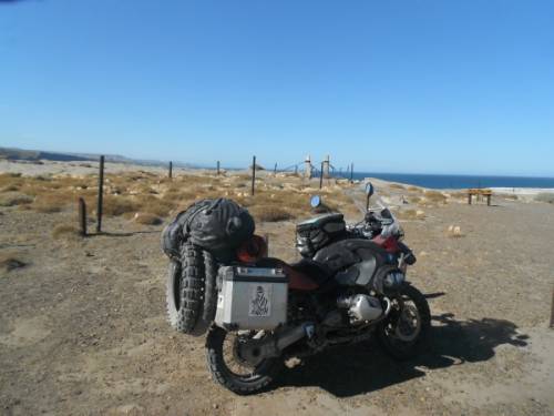 On the road in Argentina.